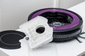 Robotic vacuum cleaner Royalty Free Stock Photo