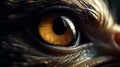 Closeup Eagle eye, Details, macro photography, Galaxy