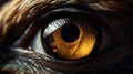 Closeup Eagle eye, Details, macro photography, Galaxy