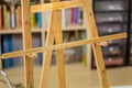 Closeup of easel in classrooom Royalty Free Stock Photo
