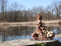 Easter decoration chocolate hare 5