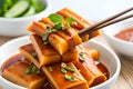 Easy Vegan Tteokbokki (Spicy Korean Rice Cakes)