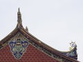 Closeup of eaves of traditional house, Penang Royalty Free Stock Photo