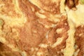 Closeup egg omelette texture background Royalty Free Stock Photo