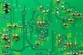 Closeup electronic circuit board Royalty Free Stock Photo