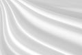 Closeup  elegant crumpled of white silk fabric cloth background and texture. Luxury background design.-Image Royalty Free Stock Photo