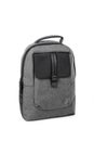 Elegant gray and black backpack