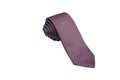 Closeup of an elegant stylish tie rolled and isolated on a white background Royalty Free Stock Photo