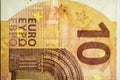Closeup Euro Money Banknotes