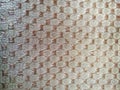 Closeup of Fabric Square Shape Geometric Pattern Background