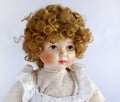 Vintage porcelain doll Royalty Free Stock Photo