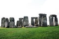 Closeup of the famous Stonehenge in Salisbury, Wiltshire, England Royalty Free Stock Photo