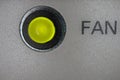 close up of a fan status led indicator on the network equipment Royalty Free Stock Photo