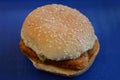 Chicken Sandwhich Closeup Royalty Free Stock Photo