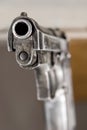 Closeup of firearm Royalty Free Stock Photo