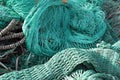 Closeup fishing net