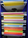 3 5 inche floppy disk stacked in box