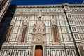 Closeup of Florence Cathedral in Tuscany Italy - Duomo di Santa Maria del Fiore Royalty Free Stock Photo