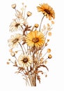 Closeup flowers princess hand carved brown resin digital drawing