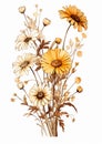 Closeup Flowers Princess Hand Carved Brown Resin Vector Panel Pl