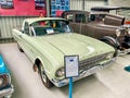 Closeup of the 1960 Ford Falcon Ute on display at the National Transport Museum in New South Wales