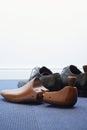 Closeup Of Formal Shoes With Shoetree Royalty Free Stock Photo