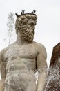 Fountain of Neptune - Piazza della Signoria Tuscany Italy Royalty Free Stock Photo