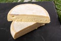 Closeup of french cheese reblochon, Savoie product