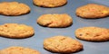 Closeup of Fresh Baked Cookies