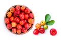 Acerola cherry fruit Royalty Free Stock Photo