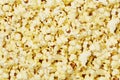 Closeup of fresh yellow butter popcorn Royalty Free Stock Photo