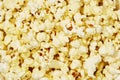 Closeup of fresh yellow butter popcorn Royalty Free Stock Photo