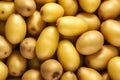 Closeup of Fresh Yellow Cherry Tomatoes Piled