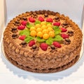 Delicious chocolate cake Royalty Free Stock Photo