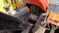 Small Mini Hydraulic Excavator Digger Royalty Free Stock Photo