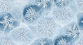 Closeup of frost crystals on windowpane Royalty Free Stock Photo