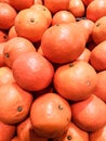 Closeup Full of fresh orange background/texture Royalty Free Stock Photo