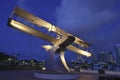 Benoist Centennial Plaza, With Full Size Sculpture Of Plane Royalty Free Stock Photo