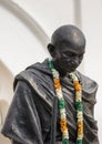 Closeup of Gandhi statue in Madurai.