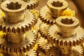 Closeup gears