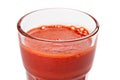 Closeup of a glass of tomato juice Royalty Free Stock Photo