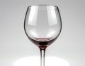 Closeup of a glass wine thief for sampling on white background Royalty Free Stock Photo
