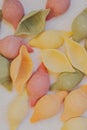 Closeup of gluten free vegetable pasta Royalty Free Stock Photo