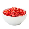 Closeup Goji berries isolate Royalty Free Stock Photo