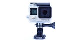 Closeup of Gopro hero4 action camera Royalty Free Stock Photo