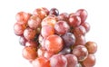 Closeup grapes isolate on white background