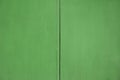 Closeup green Wooden door texture background - abstract surface with copy space Royalty Free Stock Photo