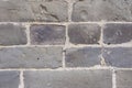 Closeup of a grey brick texture