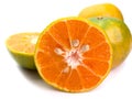 Closeup , Group of fresh oranges ,
