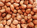 Closeup group of tasty and healthy hazelnuts